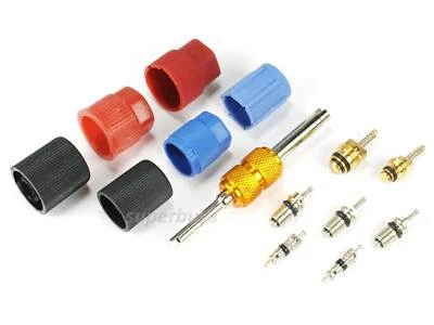 $21.95 • Buy 14pcs AC System Cap Schrader Valve Core Remove Air Conditioner Installation Tool