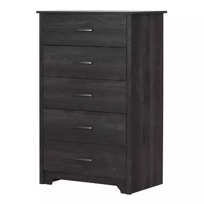 South Shore Chest Of Drawers Metal Handle Modern Particle Board Perfect Gray Oak • $248.21