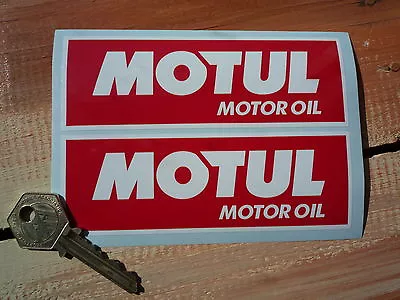 MOTUL Motor Oil Race & Rally ENDURANCE STICKERS 5  Pair Bike HONDA KAWASAKI Car • £3.99