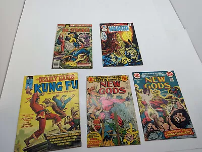 Lot Of 5 Random Vintage Comic Books Dr Strange - Haunted - New Gods - Kung Fu • $5.95