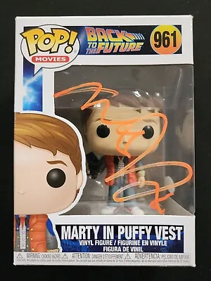 Michael J Fox Signed Back To The Future Marty Puffy Vest Funko 961 JSA WA515325 • $449.95