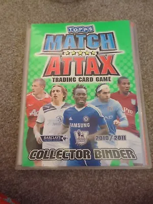 Topps Match Attax 2010/2011 - Collector Binder Folder Album 212 Cards • £14.99