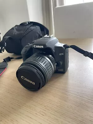 Canon EOS 1000D / Digital SLR Camera - With Canon Strap Charger & Case • £7.50