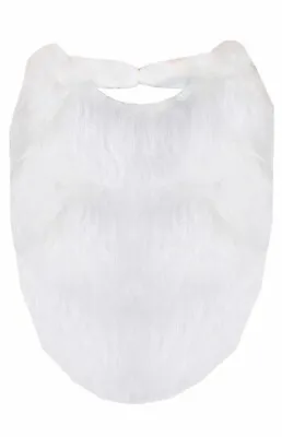 Santa Claus Father Christmas White Beard And Moustache Fancy Dress Xmas • £2.74