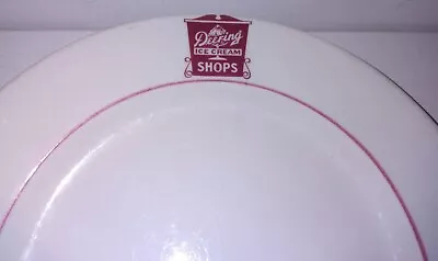 Vintage Deering Ice Cream Shops Restaurant China Plate Walker • $35