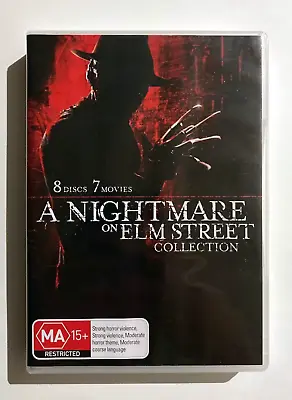 A Nightmare On Elm Street Collection - 80s Horror Slasher Movies RARE 8-DVD Set • £16.07