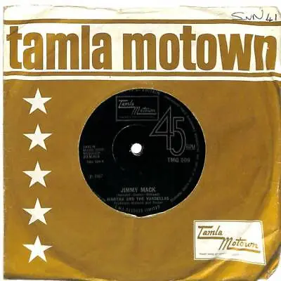 £9.99 • Buy Martha And The Vandellas Jimmy Mack UK 7  Vinyl 1967 TMG599 Tamla Motown EX