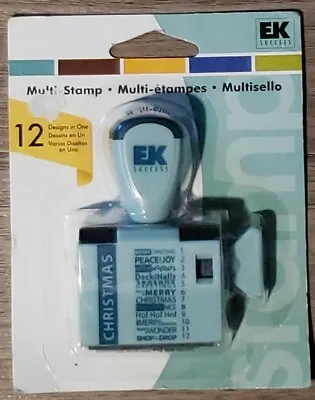 $12.95 • Buy EK Success Multi-Stamp Christmas Word Roller Stamp Craft Scrapbook EKMS04 - NEW
