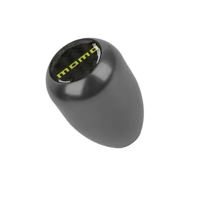 Universal MOMO Carbon Fiber Aluminum Black Manual Gear Shift Knob Shifter • $14