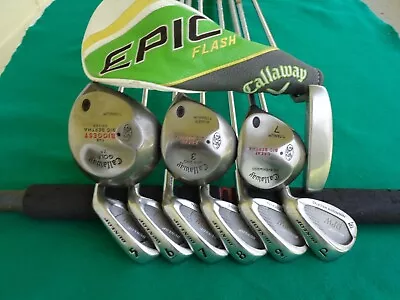 Callaway Big Bertha Dunlop Irons Driver Woods Complete Golf Club Set Mens RH Set • $259