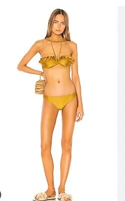 Zimmermann Suraya Curved Frill  Bikini Size 0 BNNW With Tags • $60