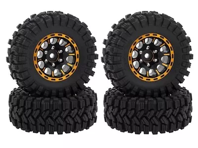 MEUS Racing 1.2in Aluminium Beadlock Wheels  Trx4m Scx24 Traxxas Axial • £22.99