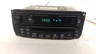 Dodge Chrysler OEM Radio Single Cd Player RBK 02-07 Caravan Ram Dakota 5091506 • $76.49