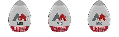 [3 PACk] MiO Energy Strawberry Watermelon Liquid Water Enhancer 1.62 Oz 1/24 • $6.99