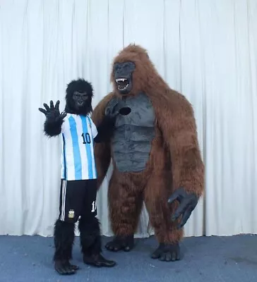 Inflatable King Kong Costume Mascot Animal Carnival Orangutan Gorilla Dress • $175