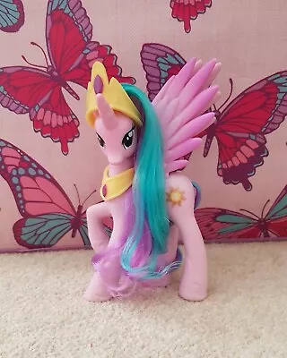 My Little Pony G4 Rare Pink Princess Celestia With Necklace & Crown  • £26.50