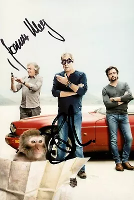 Jeremy Clarkson James May Signed 6x4 Photo Grand Tour Top Gear Autograph + COA • £49.99