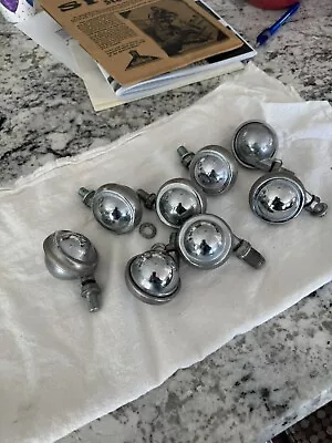 VINTAGE SHEPHERD BALL CASTER Set Of 8 Casters PIN STYLE Furniture Chair • $24