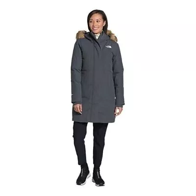 The North Face Womens Arctic Parka Women Gray Coat Jacket M NEW $350 NF0A4R2V174 • $424.61