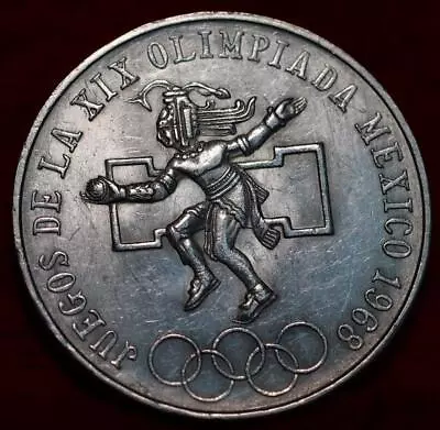 Uncirculated 1968 Mexico 25 Pesos Silver Foreign Coin • $0.99