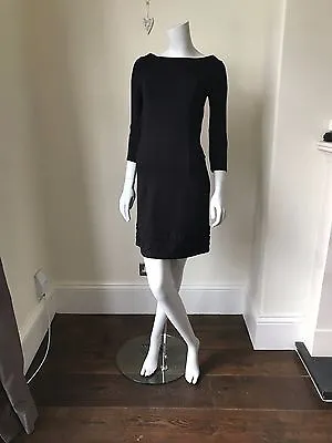 £39.99 • Buy BODEN Jersey Circle Dress UK 6 Or 8 New LITTLE BLACK DRESS £89 Audrey Hepburn
