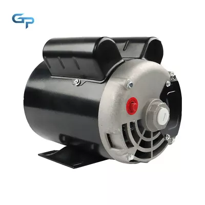 3.7 HP Electric Motor 3450 RPM Compressor Duty 56 Frame 1 Phase 5/8  Shaft 230 V • $154.99