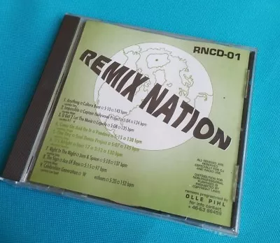 Remix Nation Dj Service Cd Culture Beat Capella Jam & Spoon Like Mixx It Wicked • $13.99