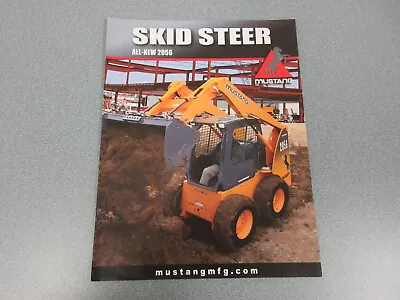 Mustang 2056 Skid Steer Loaders Brochure 4 Page • $20