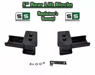 REAR 5  Inch Tapered Fab Lift Blocks With Bumpstop FOR 2004 - 17 Ford F-150 F150 • $103.82