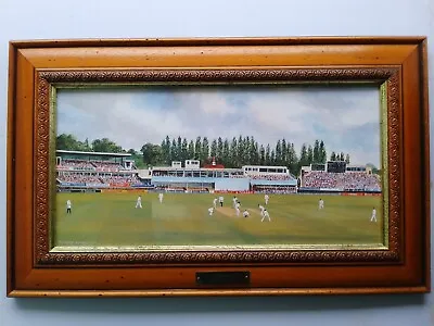 £45 • Buy Terry Harrison Cricket Print 'Edgbaston' FRAMED
