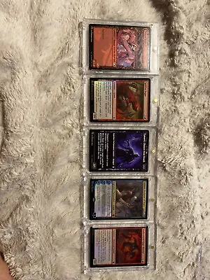 Magic The Gathering 240 Page Binder RARE RED Mint Condition Cards  • $140