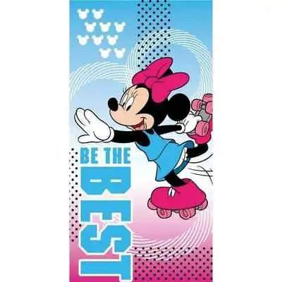 Minnie Mouse Be The Best Large Towel Swimming Holiday 140 X 70  • £10.99