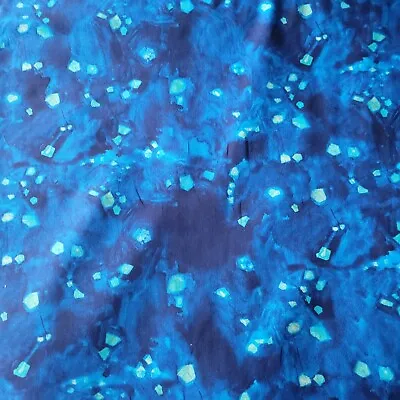 Fireflies At Night Abstract Japanese Cotton - Great For Garments Or Quilting • £20.90