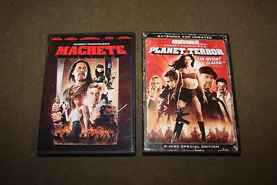 Lot Of 2 Robert Rodriguez DVD - Machete & Planet Terror • $6.99