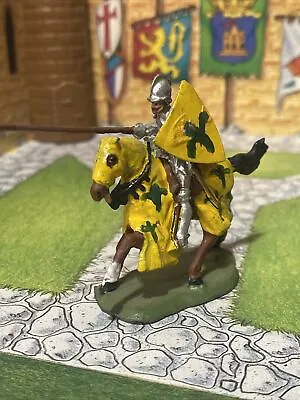 54mm Medieval Mounted Knight - Ornate Metal Soldier #5 • $24.99