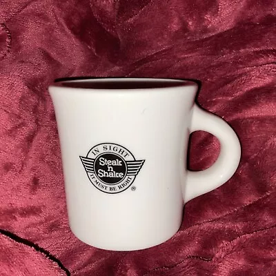 Vintage ~ Homer Laughlin ~ Steak N Shake ~ Heavy Coffee Mug/Cup ~ White • $12.95