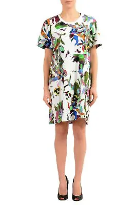 Versus By Versace Women's Multi-Color Short Sleeve  Shirt Dress US XS IT 38 • $119.99