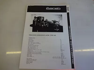 £30 • Buy Lorch LAS Operator Instructions