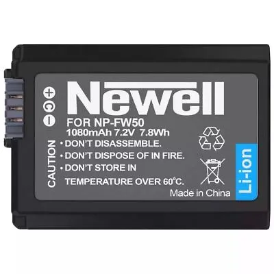 £24.99 • Buy Newell Sony NP-FW50 Replacement Lithium Rechargable Battery - 1080mAh