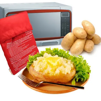 £3.23 • Buy Microwave Oven Potato Cooker Bag Baked Potato Microwave Cooking~