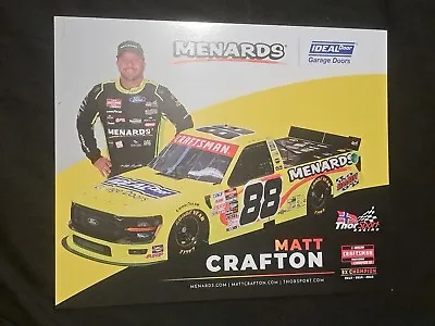 Matt Crafton 2024 Menard's 8x10 NASCAR Truck Hero / Post Card • $1.90