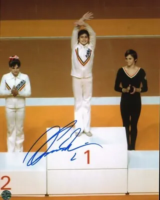 NADIA COMANEC - Olympic Gymnast Autographed Original 8x10 Photo LOA TTM • $29.90