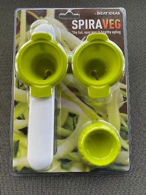 Neat Ideas SpiraVeg - Vegetable Spiralizer Twister Peeler - 2 X Different Blades • £7.50