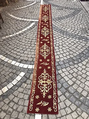 Vintage Turkish Ottoman Handmade Velvet Table Runner Embroidered Textiles • $850