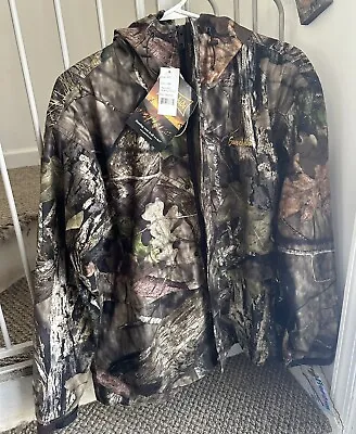 Gamehide Trails End Jacket Mens Medium Camo Hunting Mossy Oak Break-Up Country • $14.99