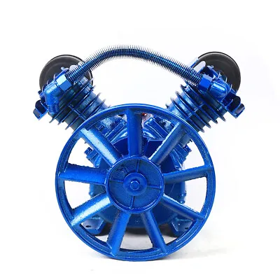 V Air Compressor Pump Head For 3HP 2 Piston Motor Twin Cylinder Single Stage USA • $121