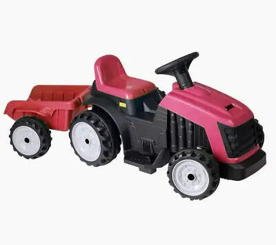 £94.99 • Buy Electric Ride On Tractor Trailer Battery Operated Kids Children Toy