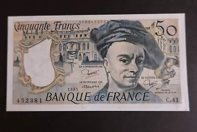 France 1968-81 Issue - 50 Francs - De La Tour - Dated 1985 P152 452381 -  Aunc • £30