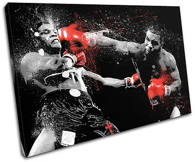 Mike Tyson Boxer SPORT   Sports SINGLE CANVAS WALL ART Picture Print VA • £19.99