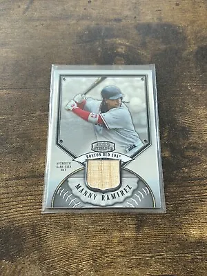 Manny Ramirez 2007 Bowman Sterling Game Used Bat Relic Card #BS-MAR Red Sox • $6